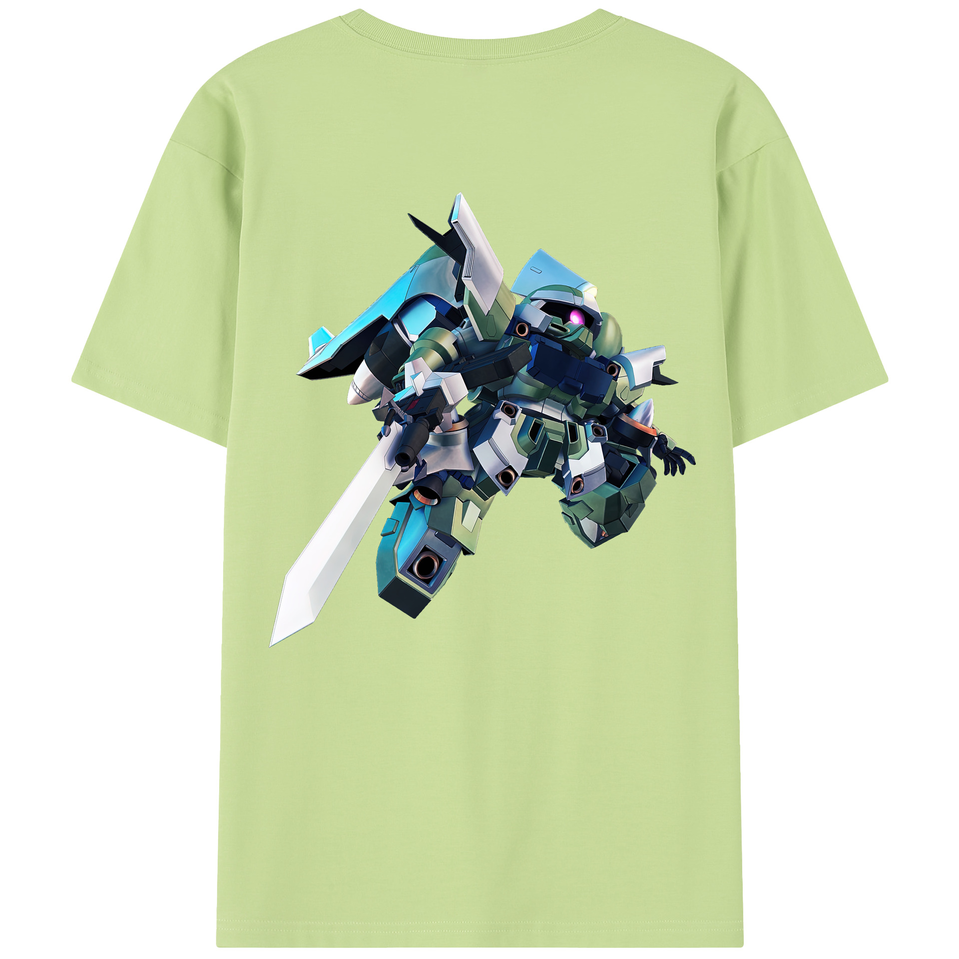 （画像用） 機動戦士ガンダム Mobile Suit Gundam 綿100％半袖Tシャツ（背面プリント）